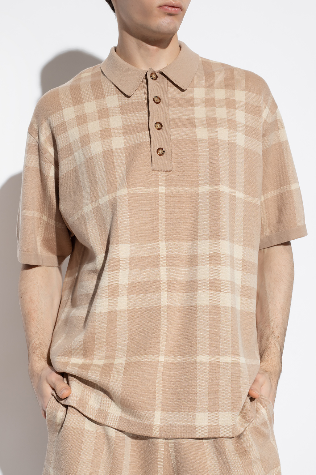 Burberry polo store shirt silver